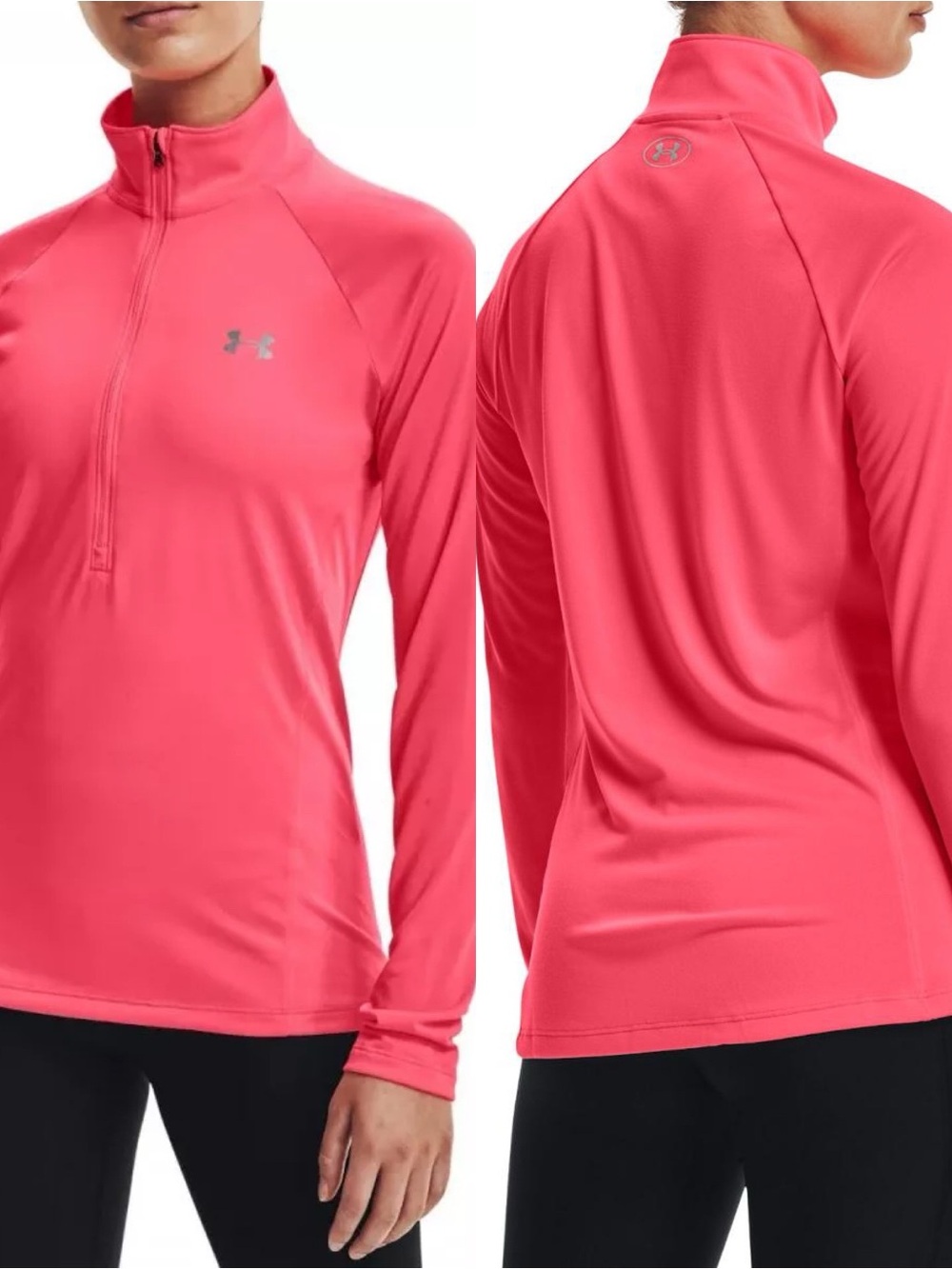 Under Armour Tech 1/2 Zip long sleeve finger hole